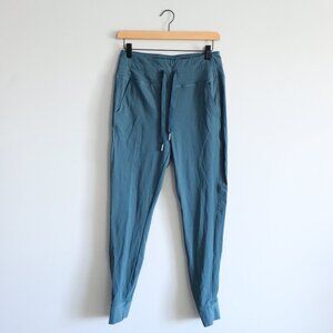Halara Women's Sz‎ M Blue Softlyzero High Waist Stretch Activewear Slim Joggers